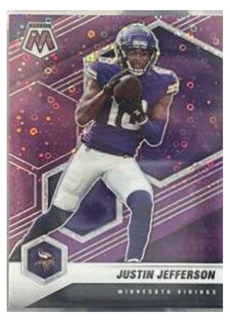 2021 Panini Mosaic Base Set Justin Jefferson #132 card