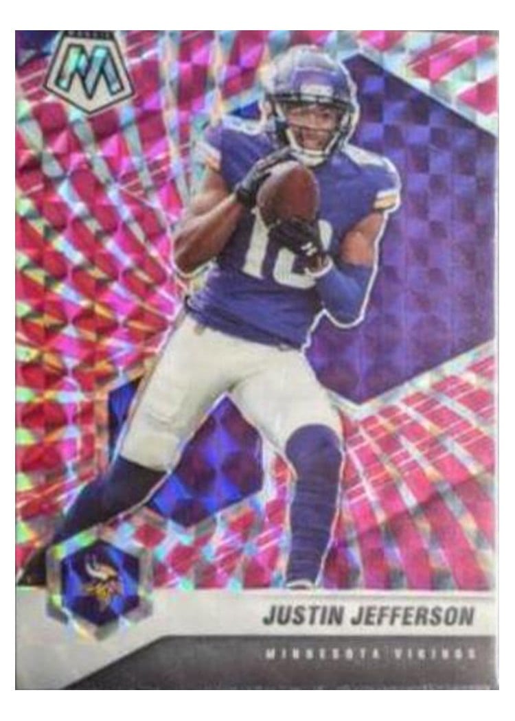 2021 Panini Mosaic Base Set Justin Jefferson #132 card