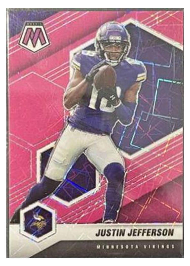2021 Panini Mosaic Base Set Justin Jefferson #132 card