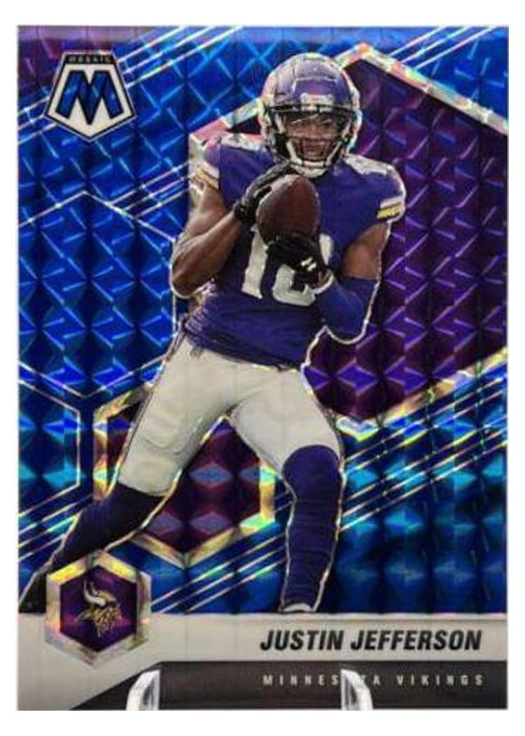 2021 Panini Mosaic Base Set Justin Jefferson #132 card