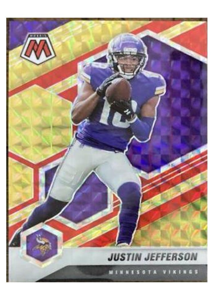 2021 Panini Mosaic Base Set Justin Jefferson #132 card