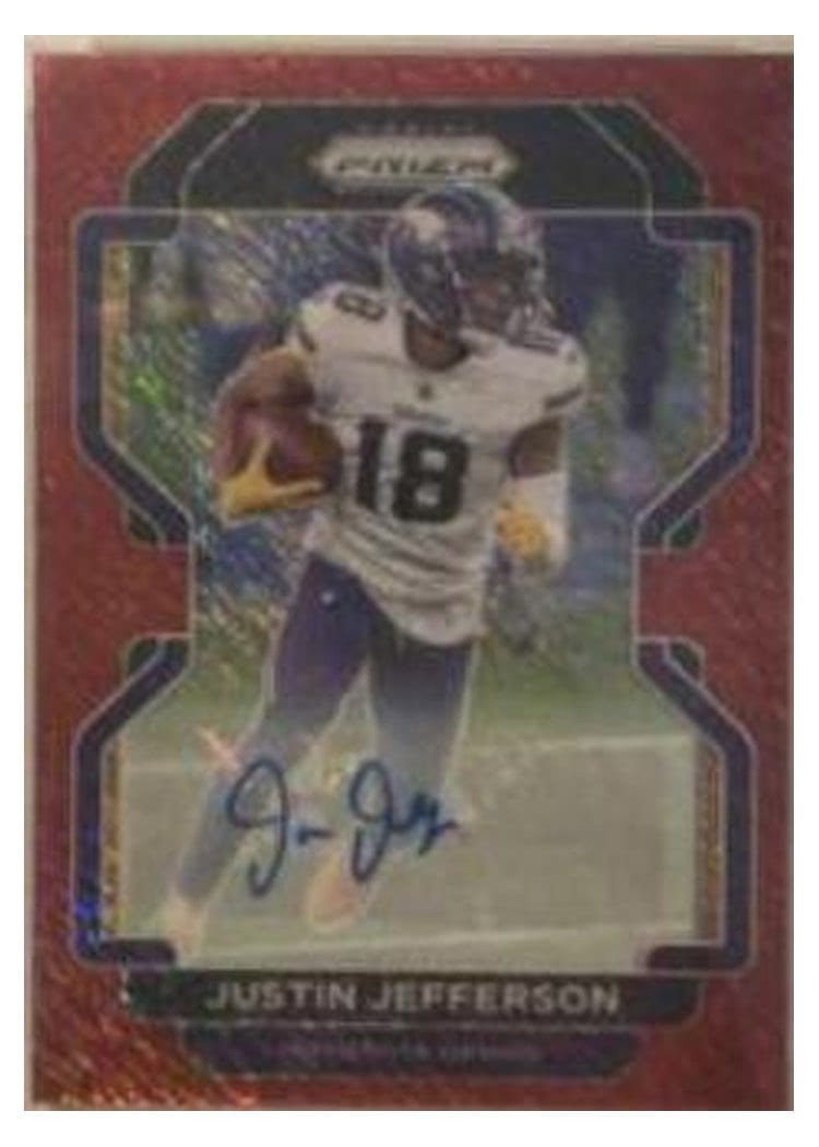 2021 Panini Prizm Base Set Justin Jefferson #125 card