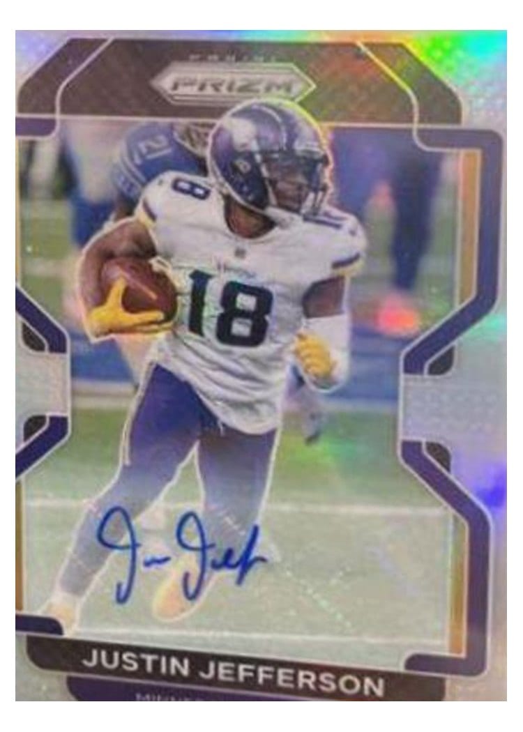 2021 Panini Prizm Base Set Justin Jefferson #125 card