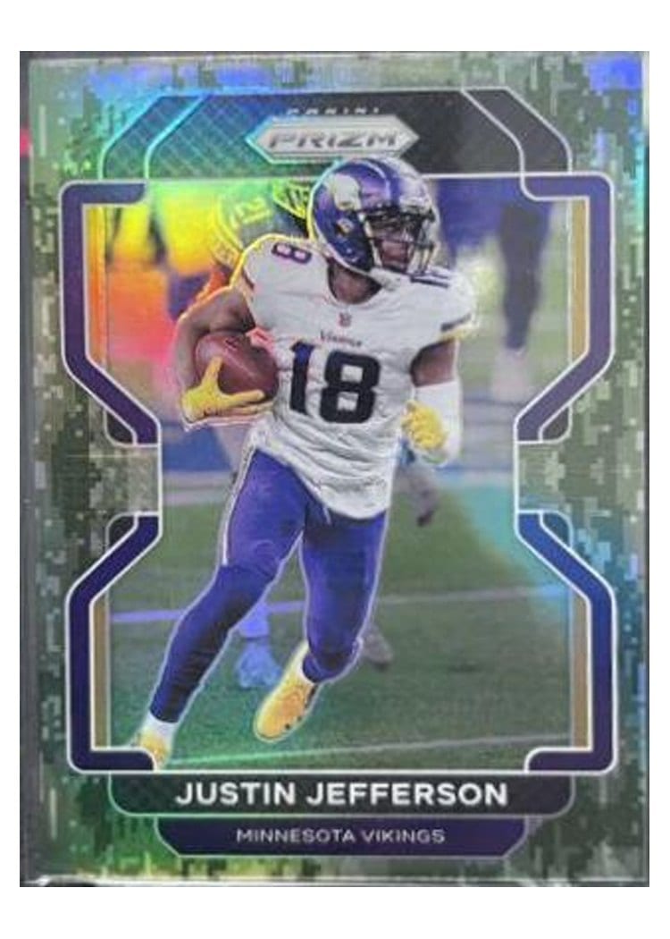 2021 Panini Prizm Base Set Justin Jefferson #125 card