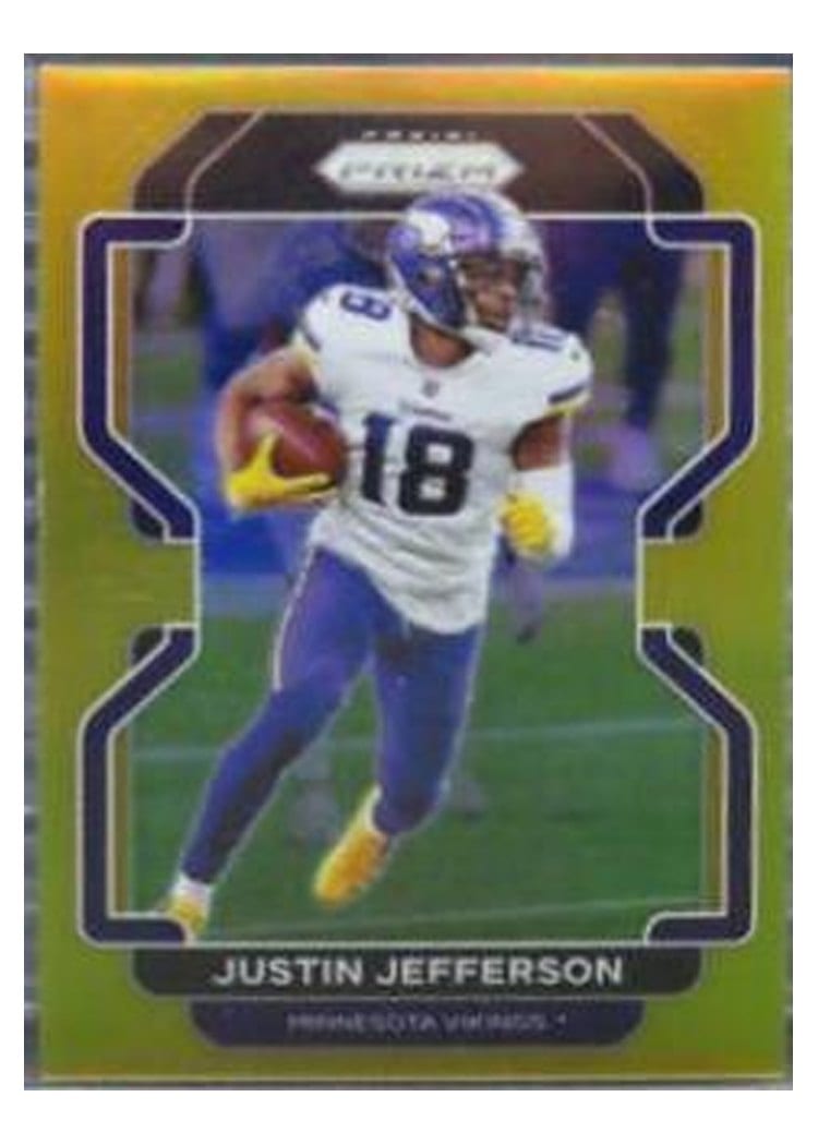 2021 Panini Prizm Base Set Justin Jefferson #125 card