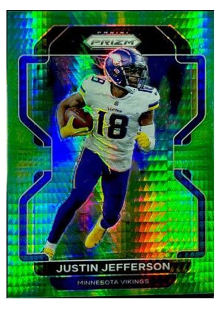2021 Panini Prizm Base Set Justin Jefferson #125 card