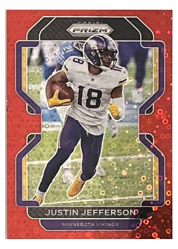 2021 Panini Prizm Base Set Justin Jefferson #125 card