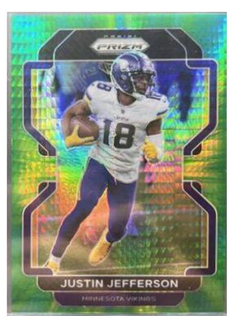 2021 Panini Prizm Base Set Justin Jefferson #125 card