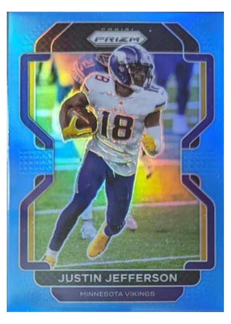 2021 Panini Prizm Base Set Justin Jefferson #125 card