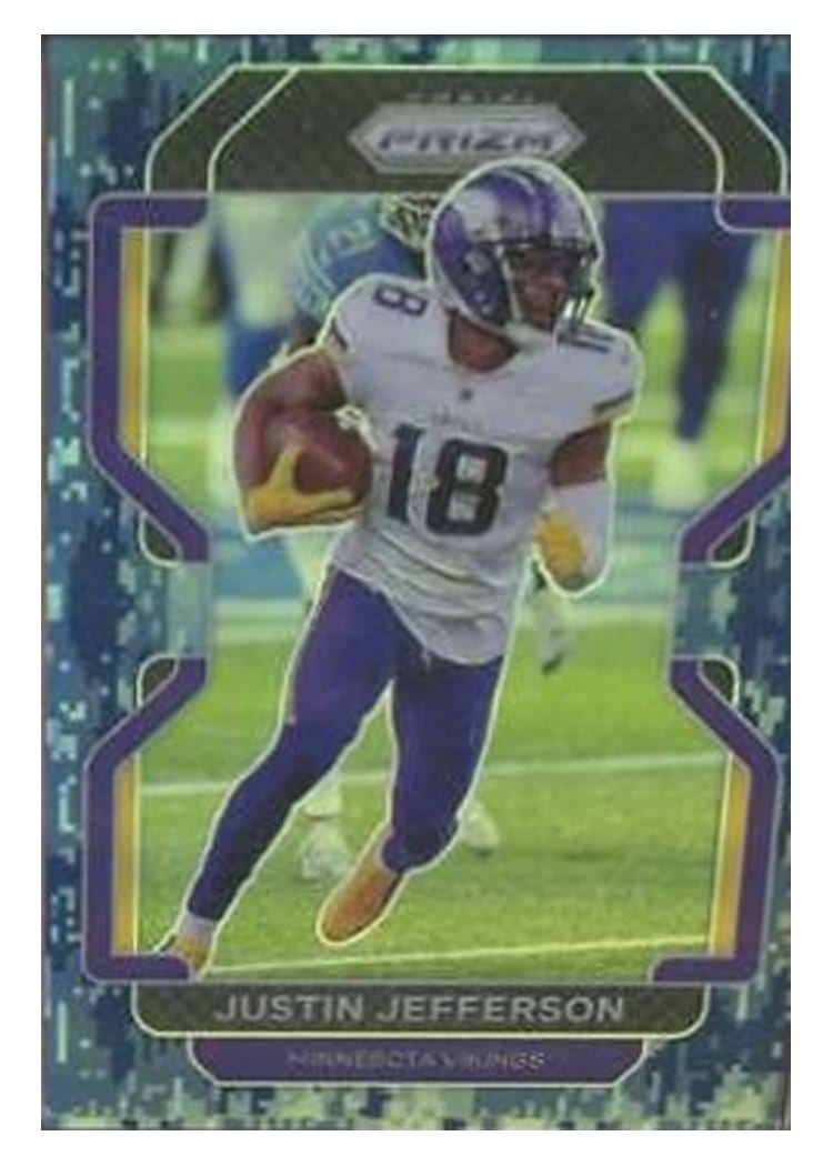 2021 Panini Prizm Base Set Justin Jefferson #125 card