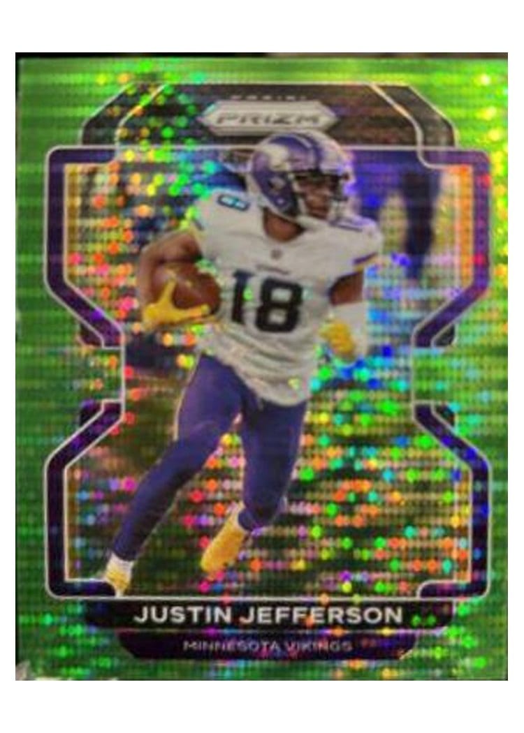 2021 Panini Prizm Base Set Justin Jefferson #125 card
