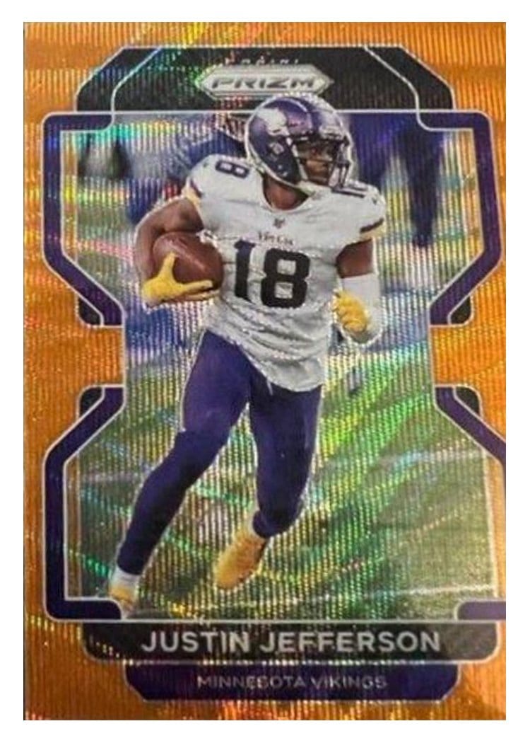 2021 Panini Prizm Base Set Justin Jefferson #125 card