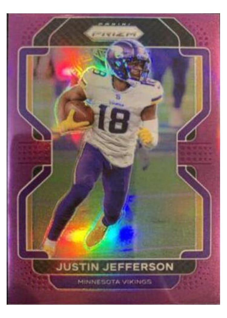 2021 Panini Prizm Base Set Justin Jefferson #125 card