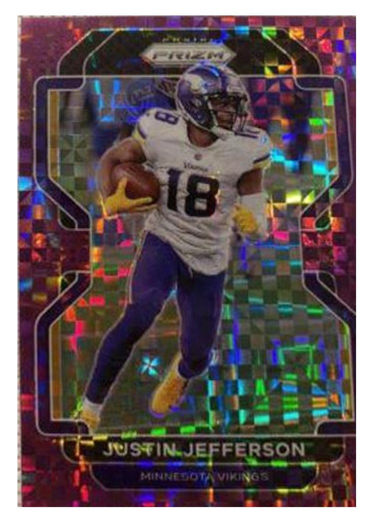 2021 Panini Prizm Base Set Justin Jefferson #125 card