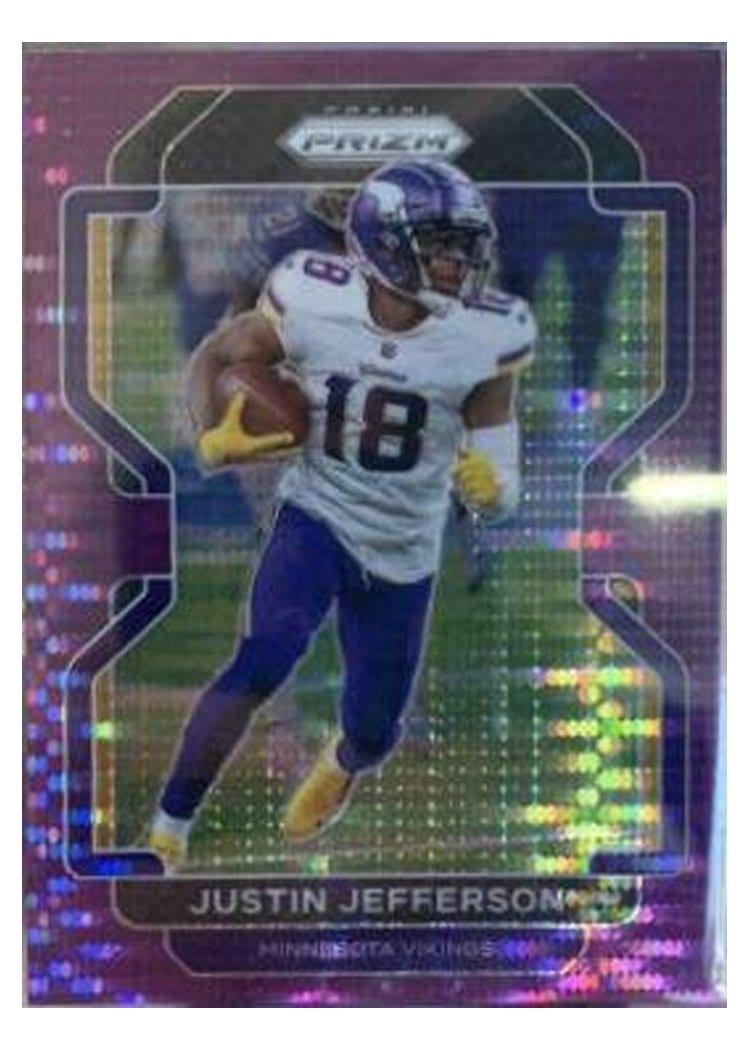 2021 Panini Prizm Base Set Justin Jefferson #125 card