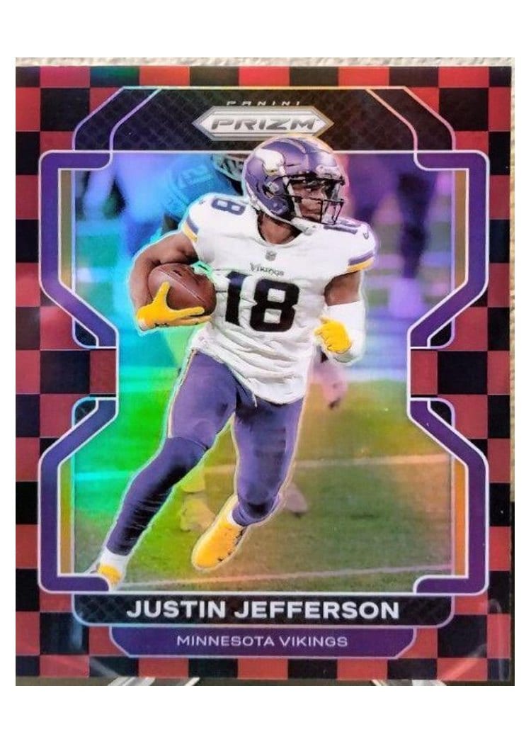 2021 Panini Prizm Base Set Justin Jefferson #125 card