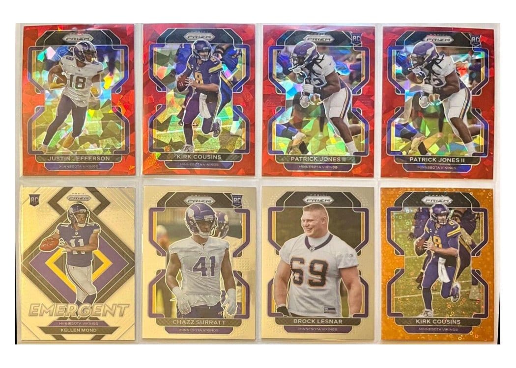 2021 Panini Prizm Base Set Justin Jefferson #125 card