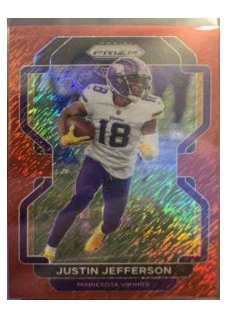 2021 Panini Prizm Base Set Justin Jefferson #125 card