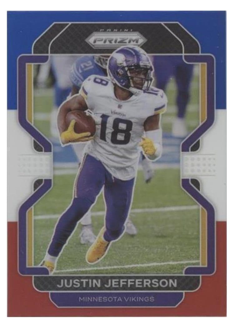 2021 Panini Prizm Base Set Justin Jefferson #125 card