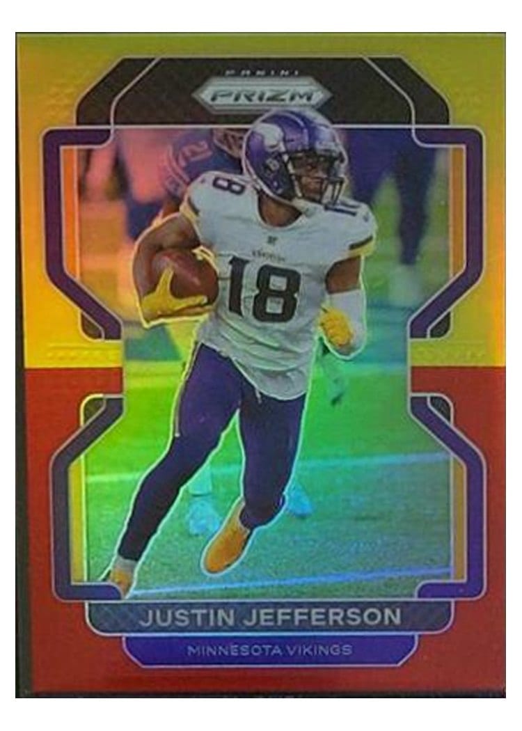 2021 Panini Prizm Base Set Justin Jefferson #125 card