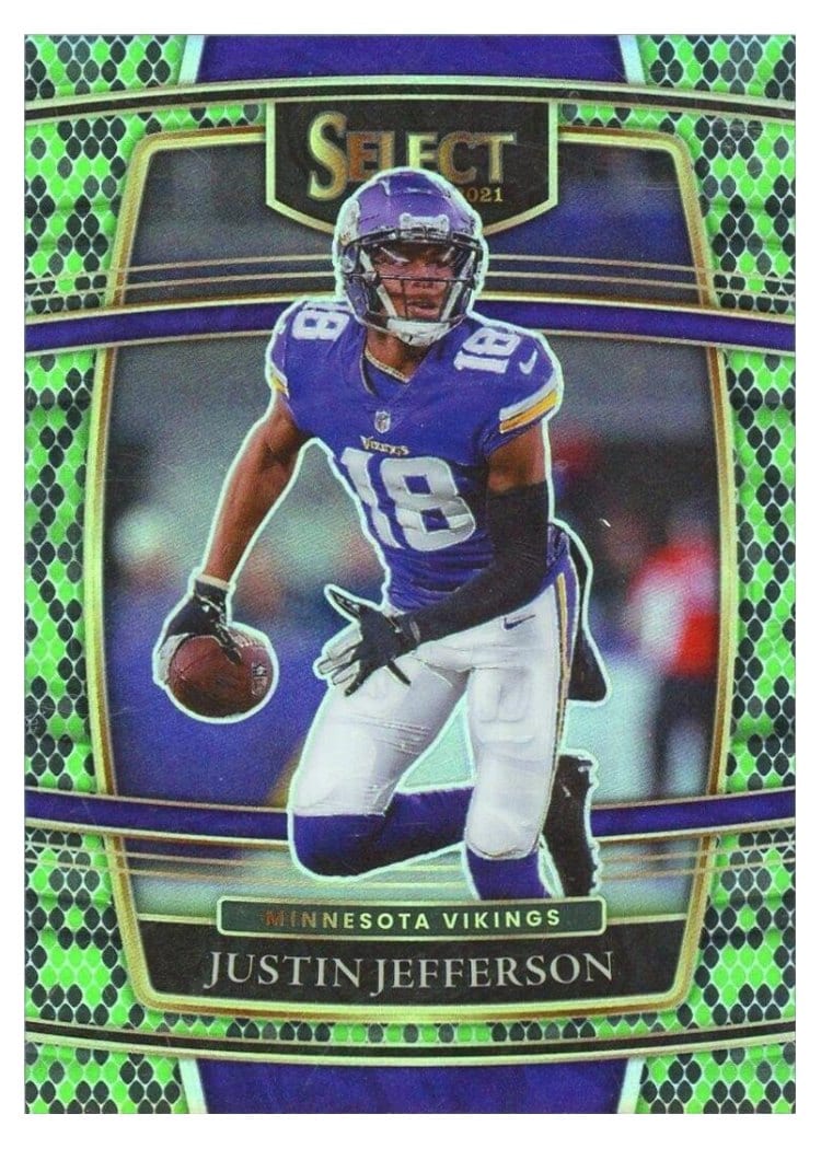 2021 Panini Select Base Set Justin Jefferson #23 card