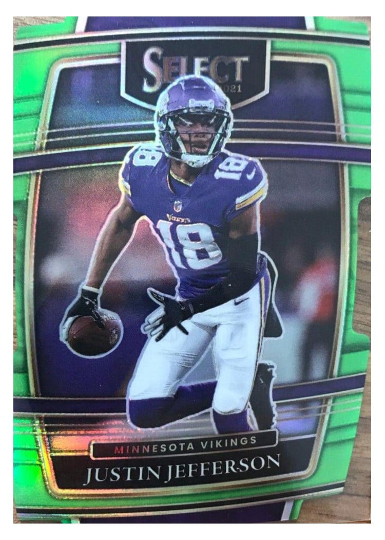 2021 Panini Select Base Set Justin Jefferson #23 card