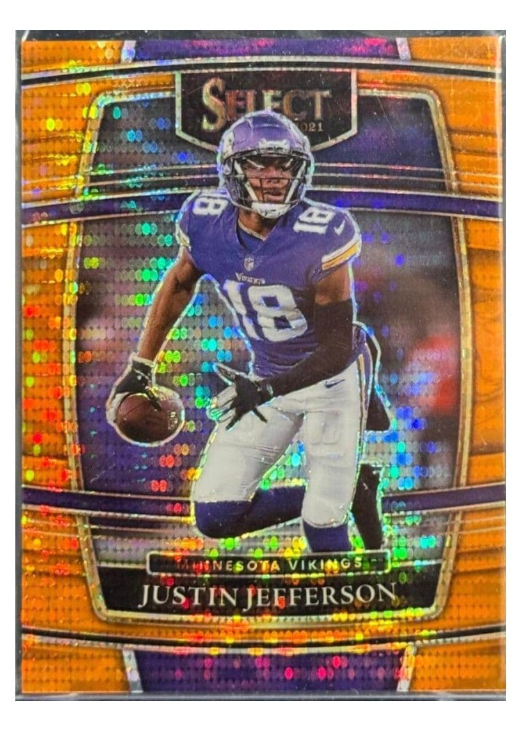 2021 Panini Select Base Set Justin Jefferson #23 card