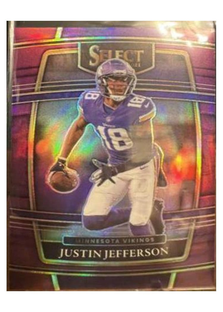 2021 Panini Select Base Set Justin Jefferson #23 card