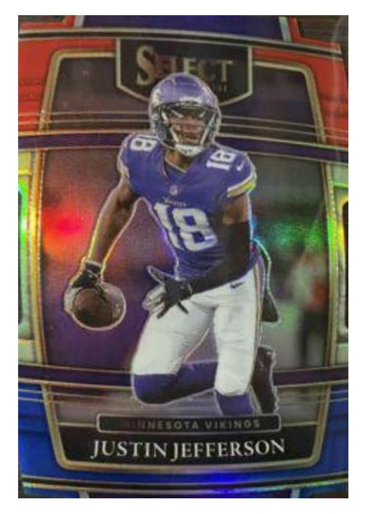 2021 Panini Select Base Set Justin Jefferson #23 card