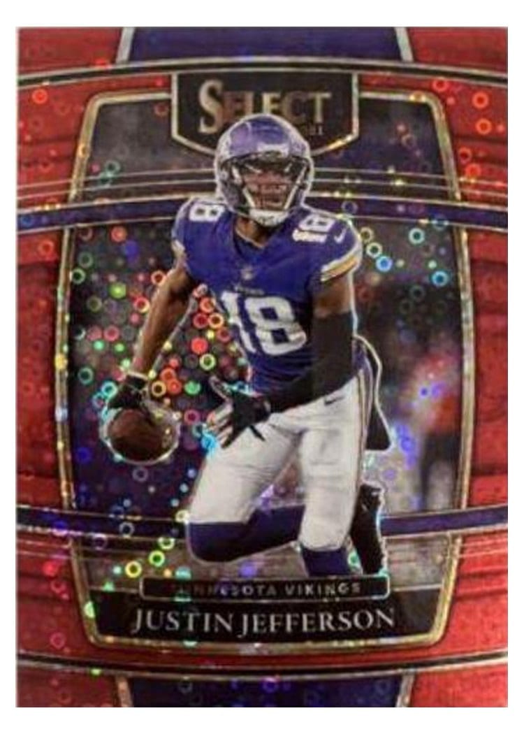 2021 Panini Select Base Set Justin Jefferson #23 card