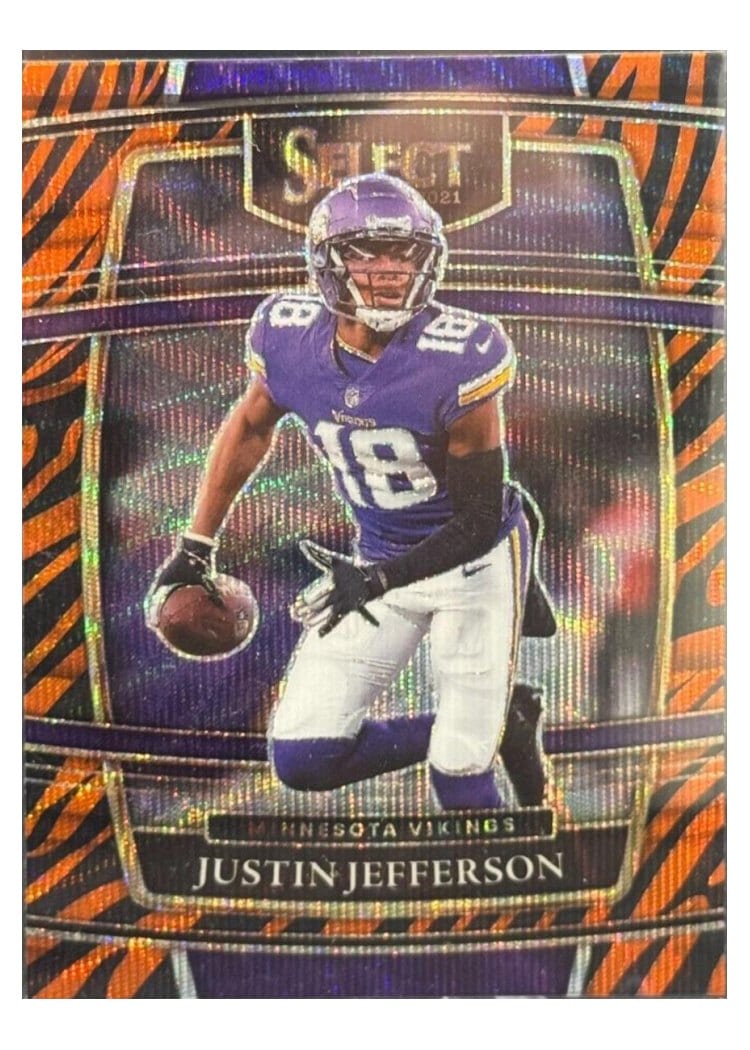 2021 Panini Select Base Set Justin Jefferson #23 card