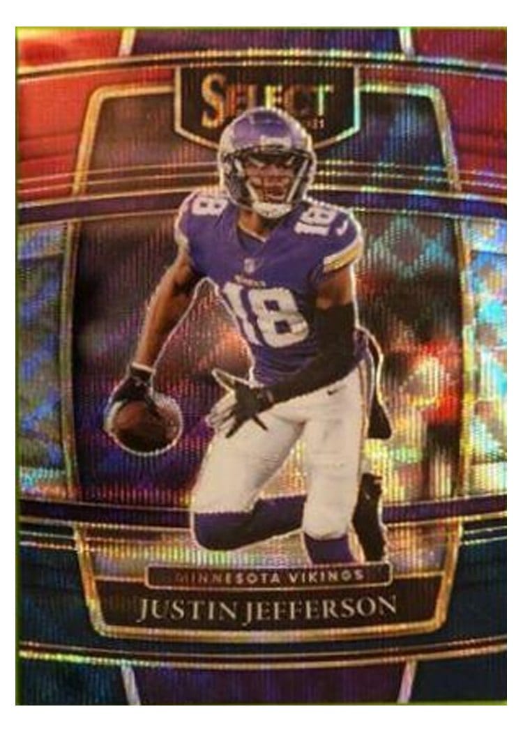 2021 Panini Select Base Set Justin Jefferson #23 card