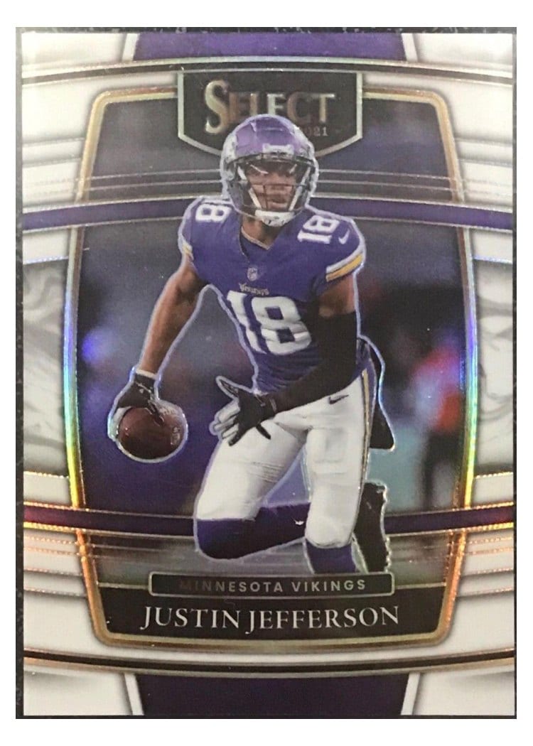 2021 Panini Select Base Set Justin Jefferson #23 card