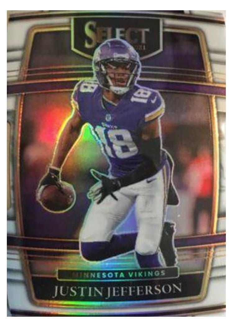 2021 Panini Select Base Set Justin Jefferson #23 card