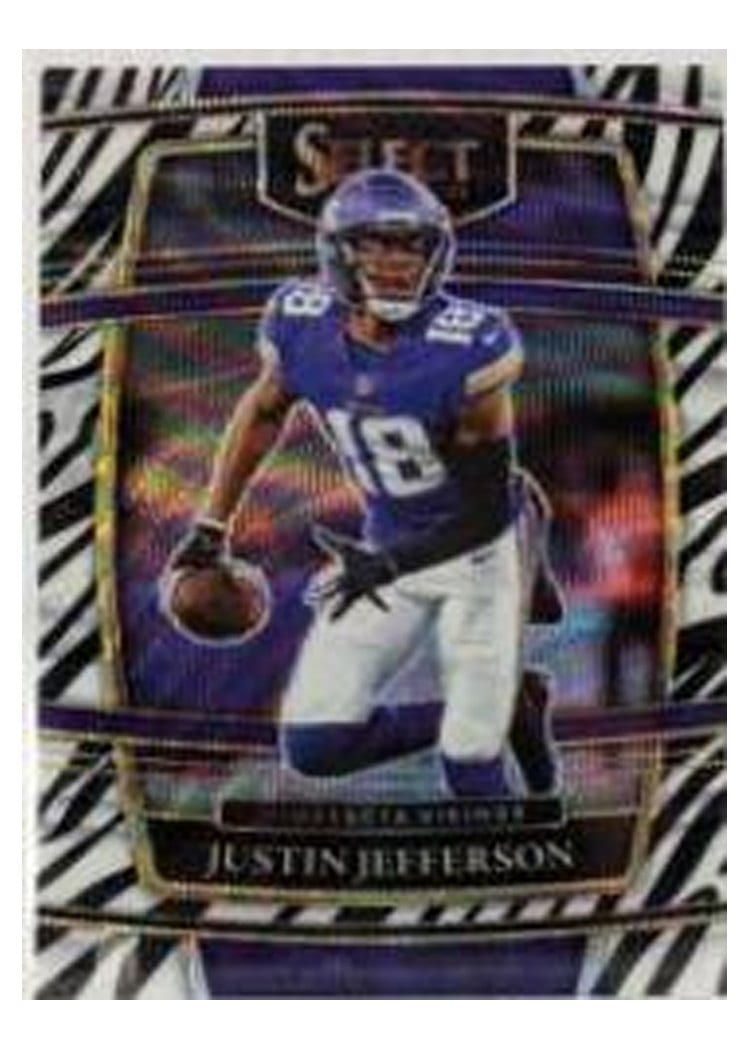 2021 Panini Select Base Set Justin Jefferson #23 card