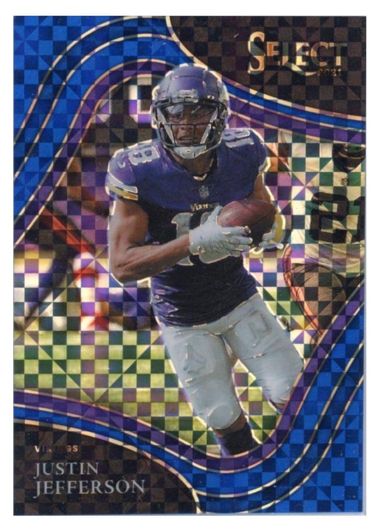 2021 Panini Select Base Set Justin Jefferson #323 card