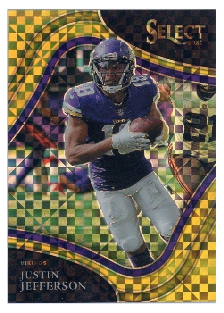 2021 Panini Select Base Set Justin Jefferson #323 card
