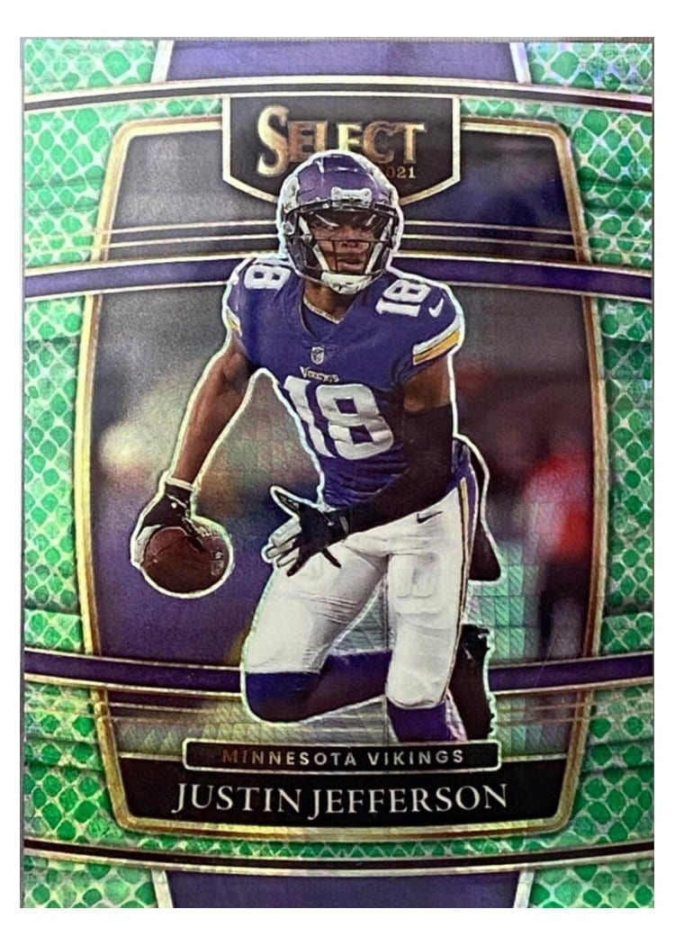 2021 Panini Select Base Set Justin Jefferson #323 card