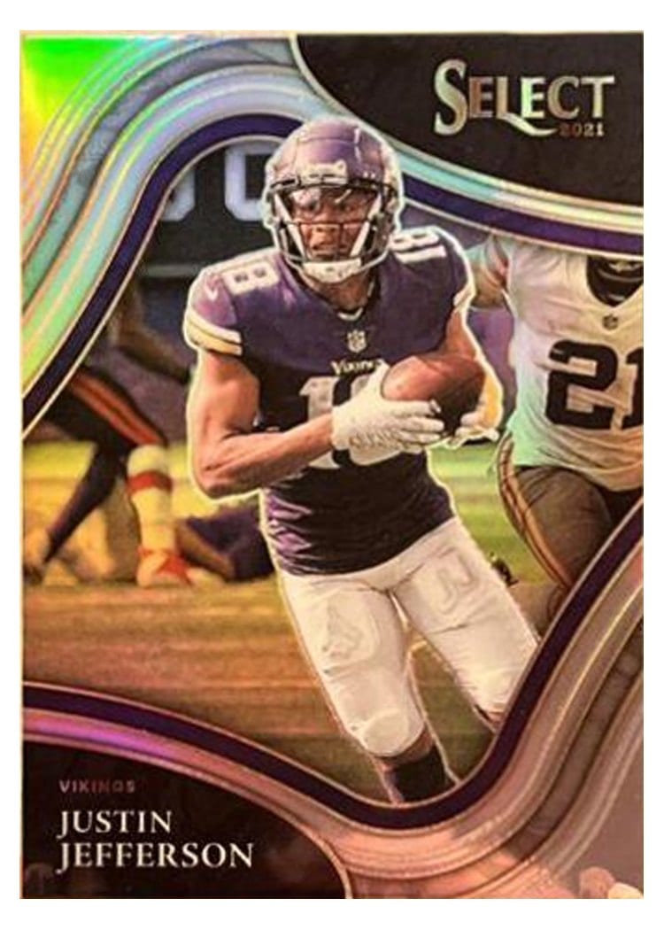 2021 Panini Select Base Set Justin Jefferson #323 card