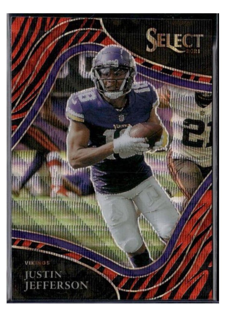2021 Panini Select Base Set Justin Jefferson #323 card