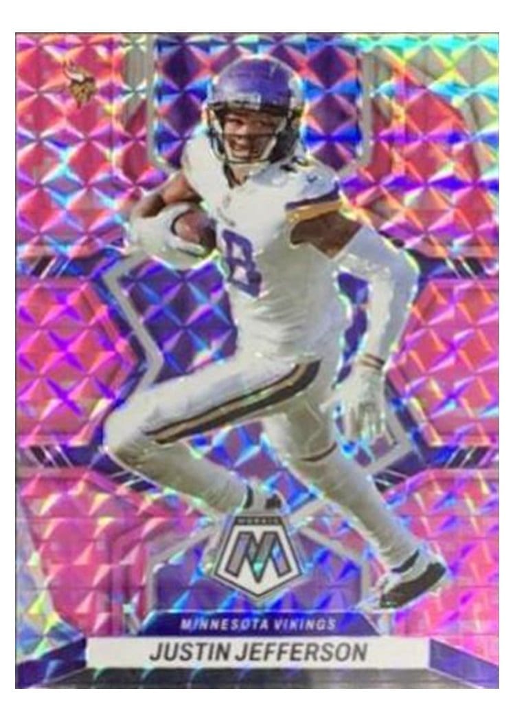 2022 Panini Mosaic Base Set Justin Jefferson #129 card