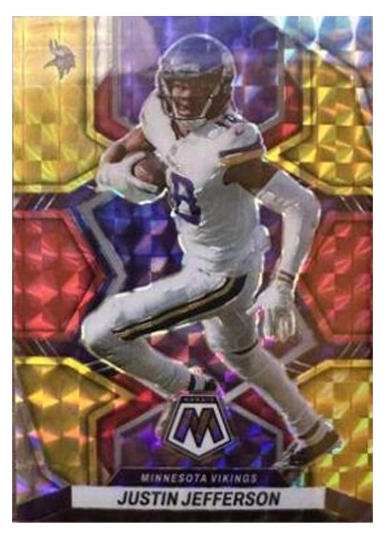 2022 Panini Mosaic Base Set Justin Jefferson #129 card