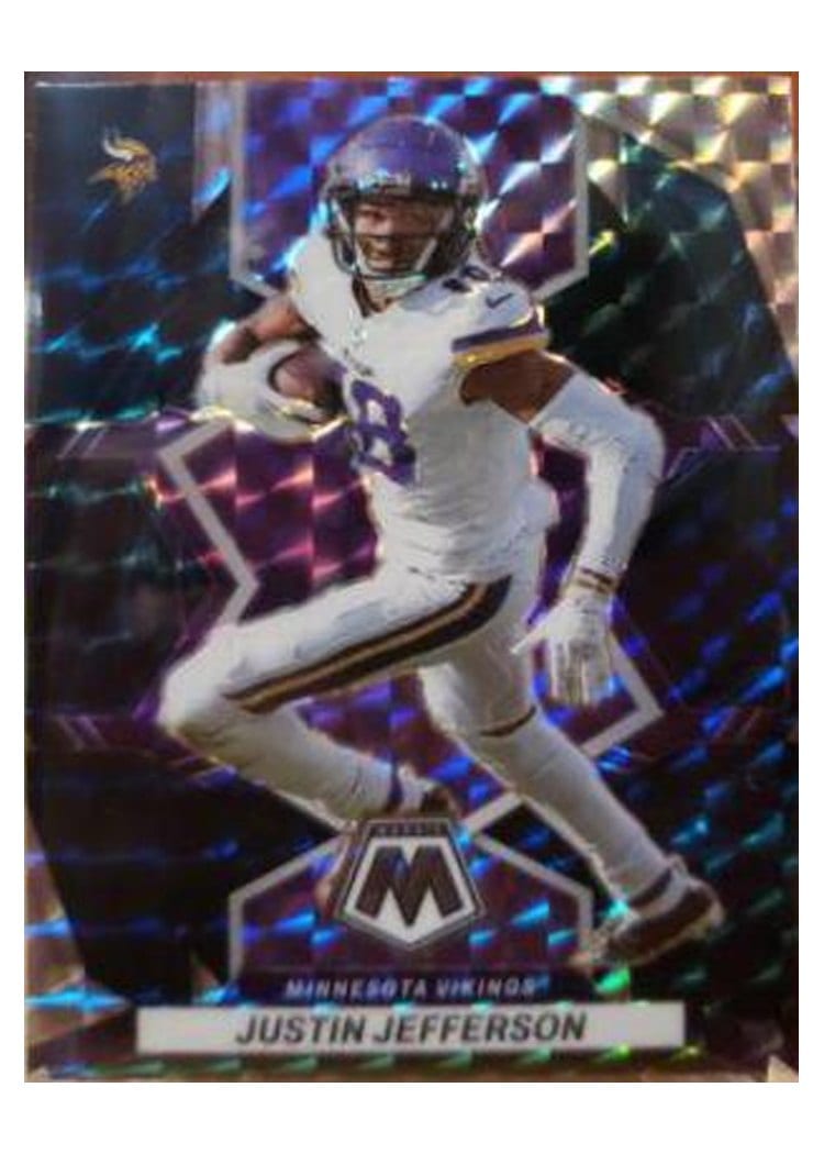 2022 Panini Mosaic Base Set Justin Jefferson Genesis #129 card