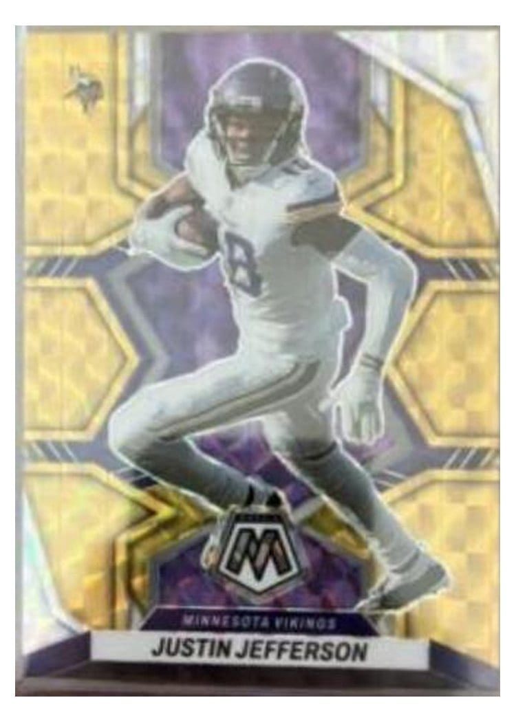 2022 Panini Mosaic Base Set Justin Jefferson #129 card