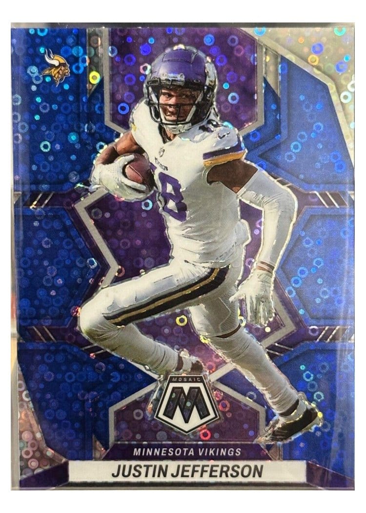 2022 Panini Mosaic Base Set Justin Jefferson #129 card