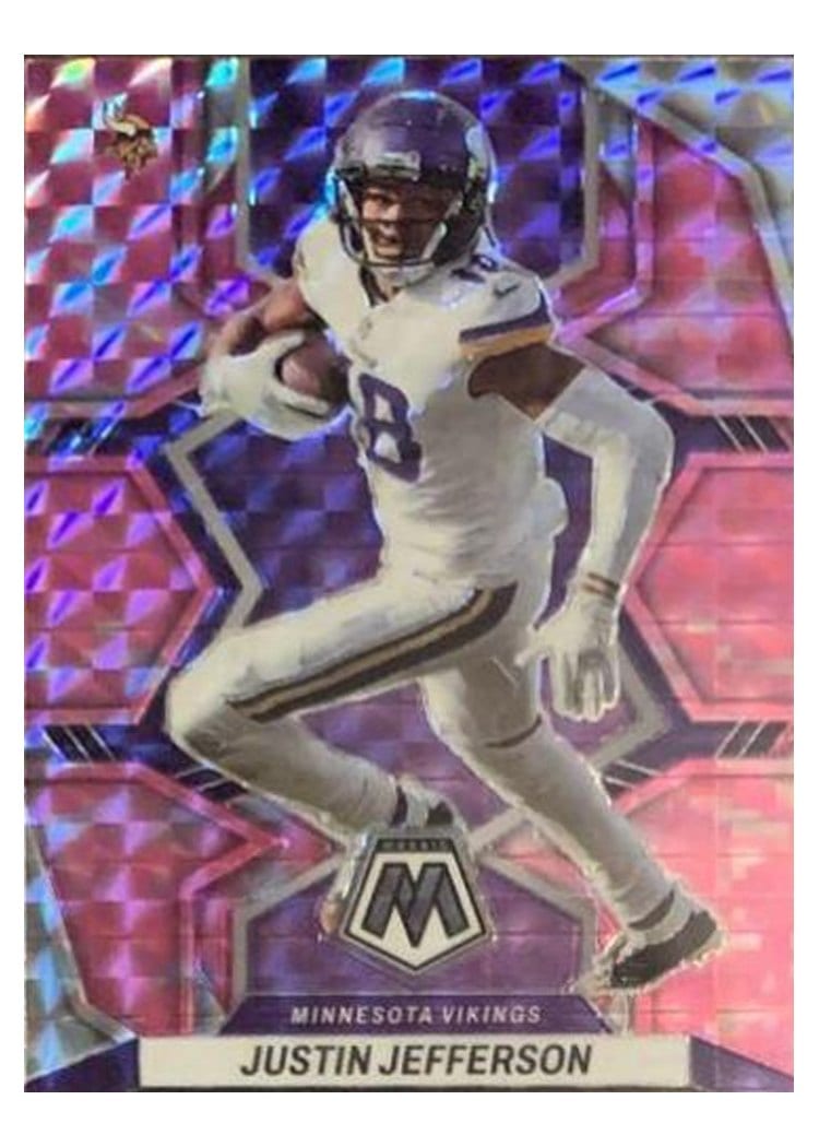 2022 Panini Mosaic Base Set Justin Jefferson #129 card