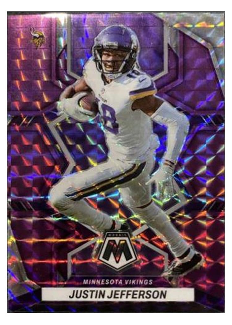 2022 Panini Mosaic Base Set Justin Jefferson #129 card