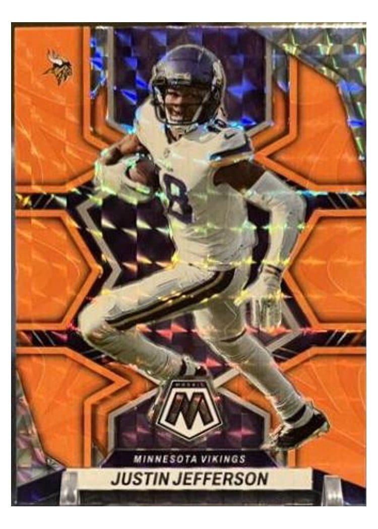 2022 Panini Mosaic Base Set Justin Jefferson #129 card