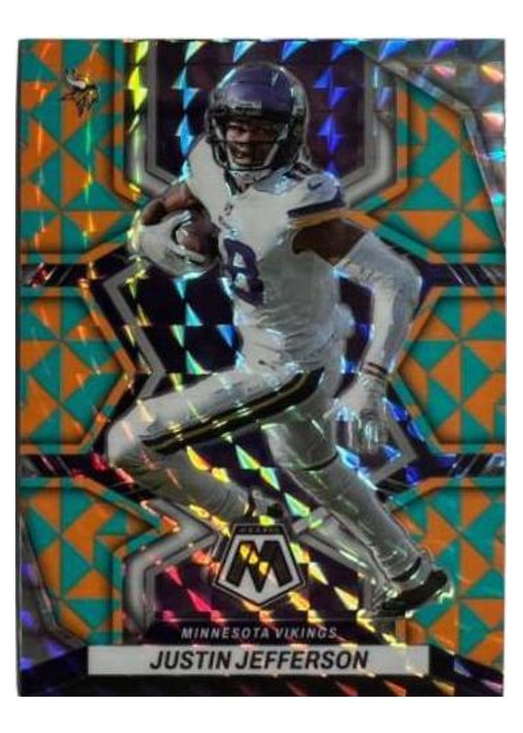 2022 Panini Mosaic Base Set Justin Jefferson #129 card