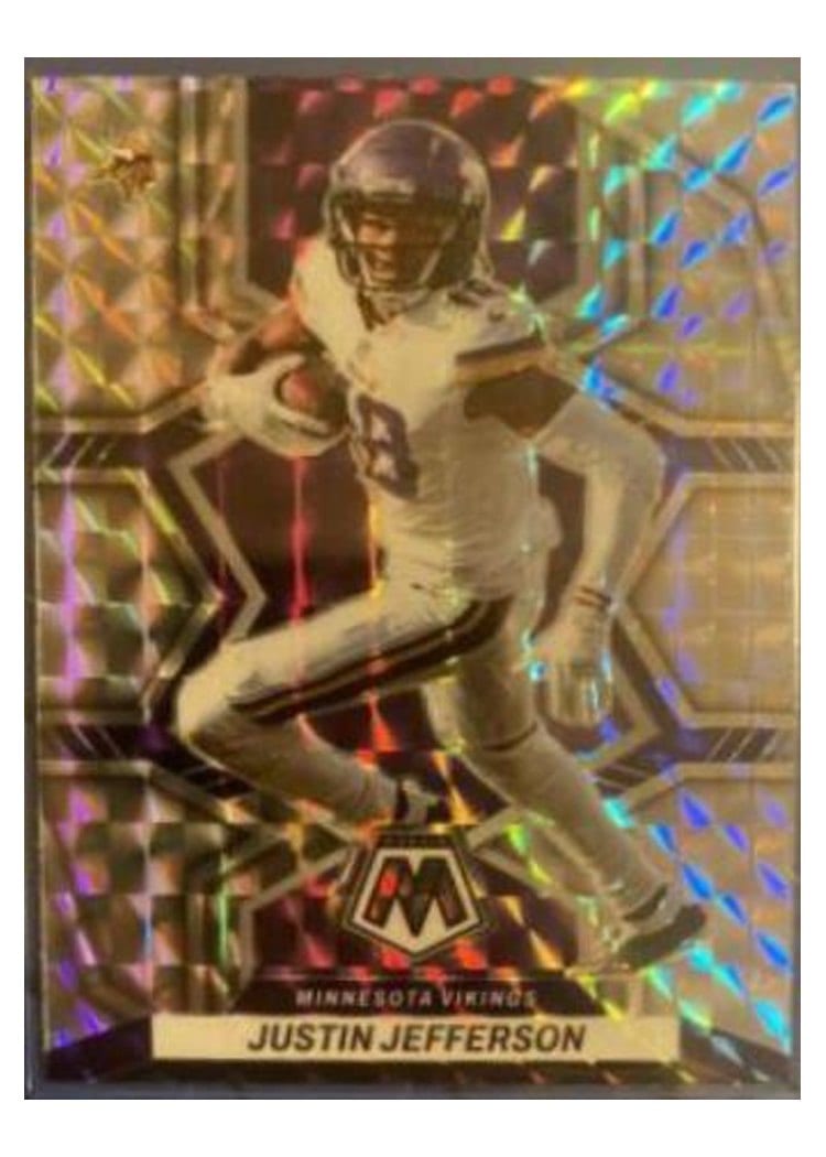 2022 Panini Mosaic Base Set Justin Jefferson #129 card